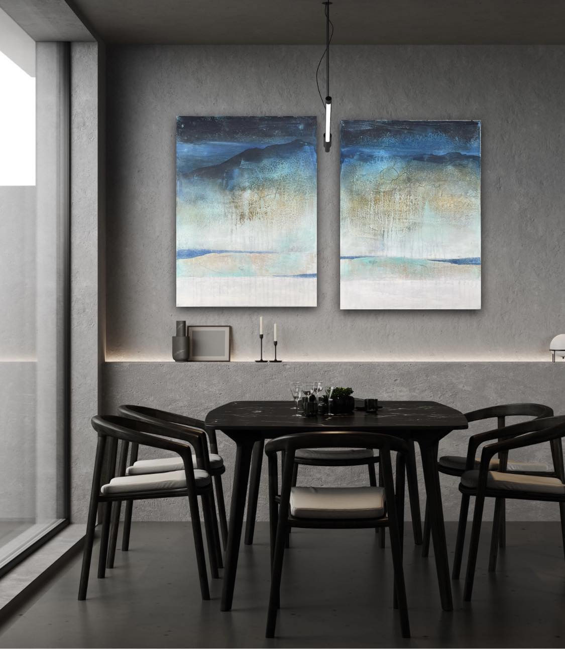 "Høydeforskjell I" 80x60 cm