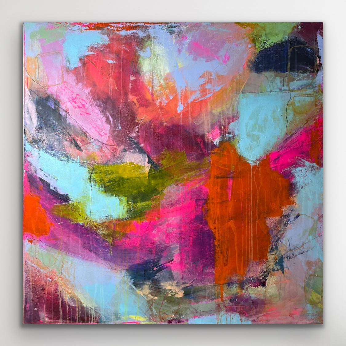 "Opptur" 100x100 cm