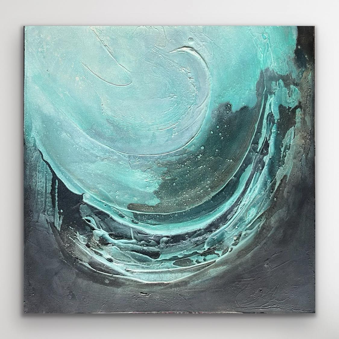 "Bølge II" 50x50 cm