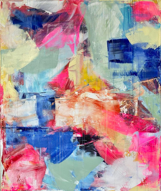 "Vårvibber" 100x120 cm