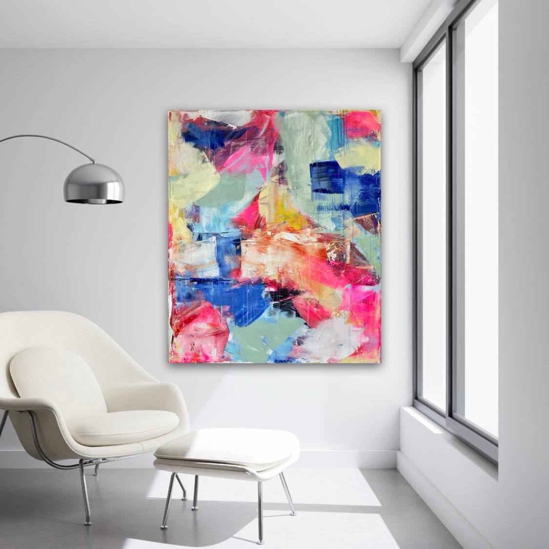 "Vårvibber" 100x120 cm