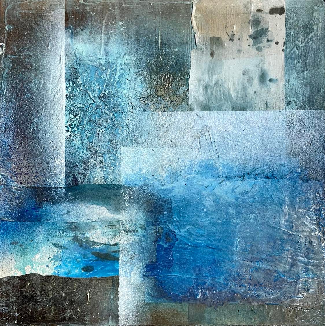 "Blå" 50x50 cm