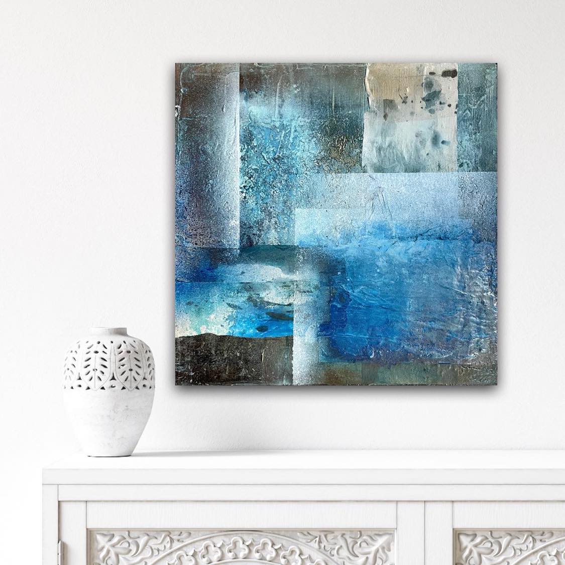 "Blå" 50x50 cm