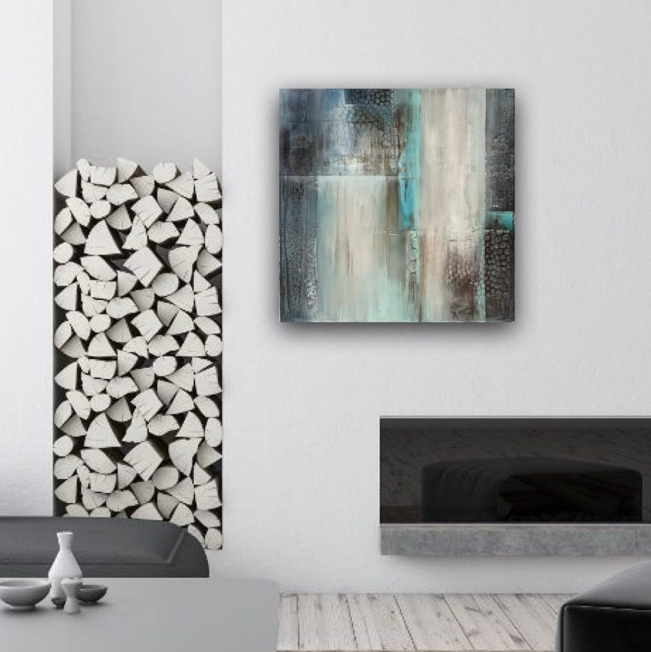 "Flyt" 60x60 cm