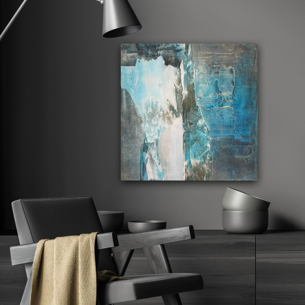 "Uavhengig" 60x60 cm