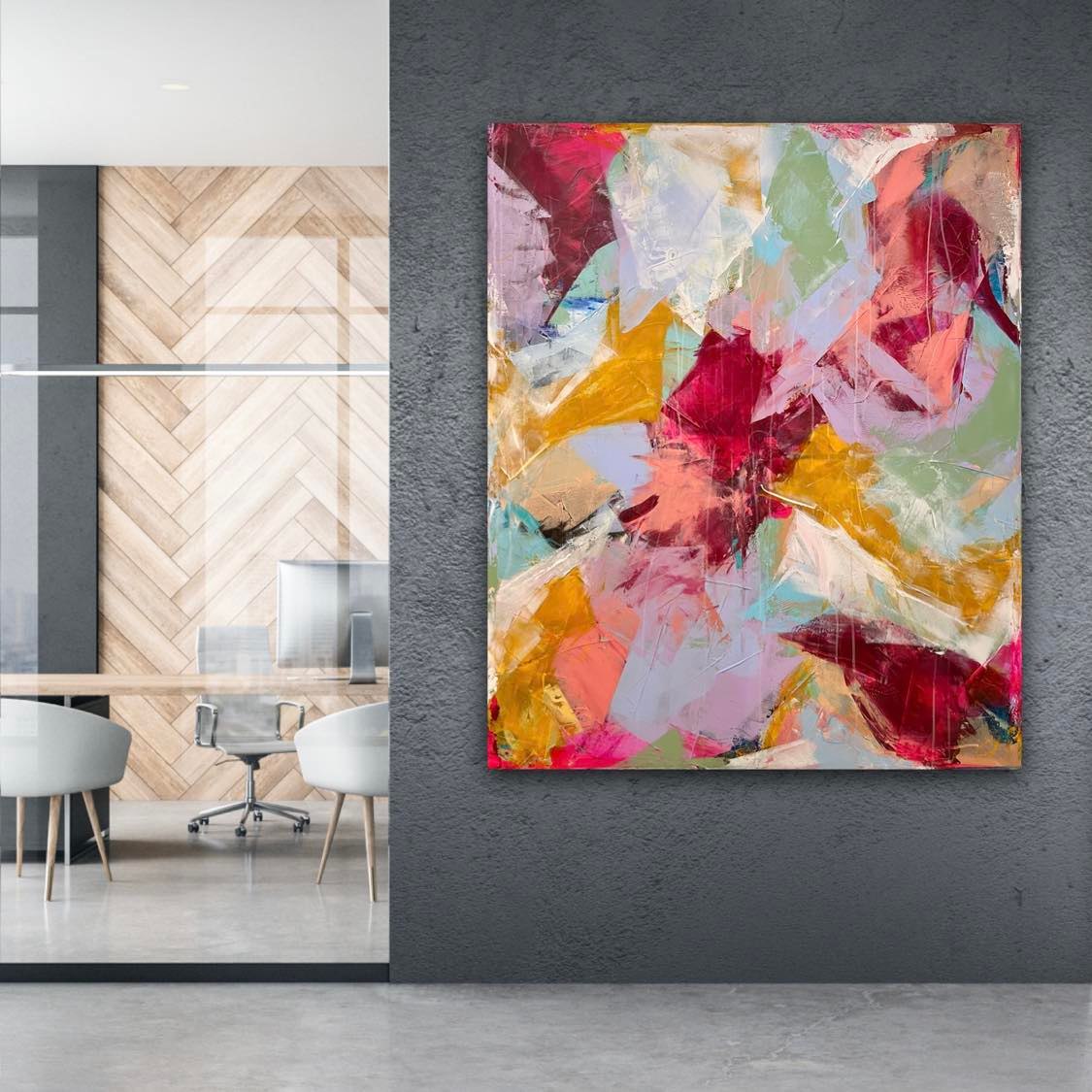 "Lystig" 100x120 cm