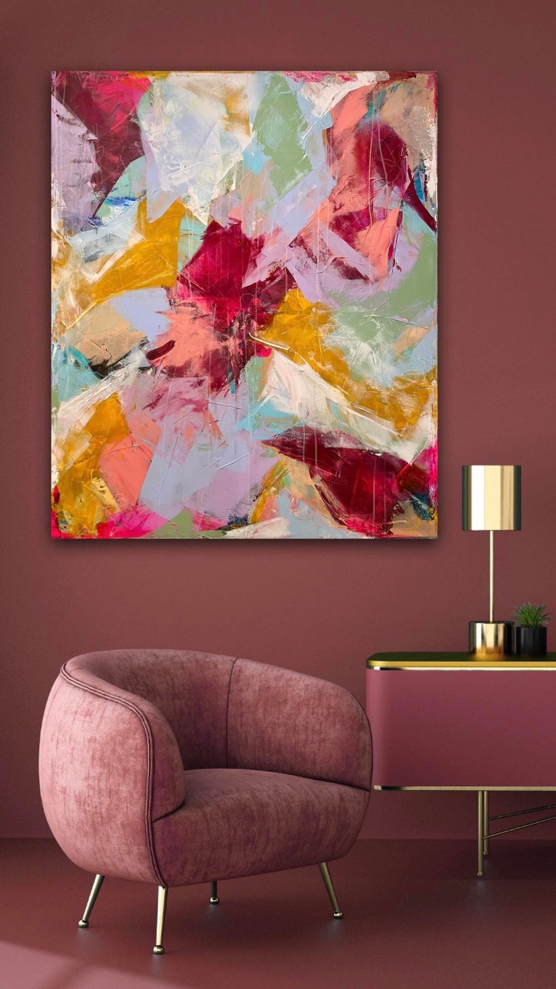 "Lystig" 100x120 cm