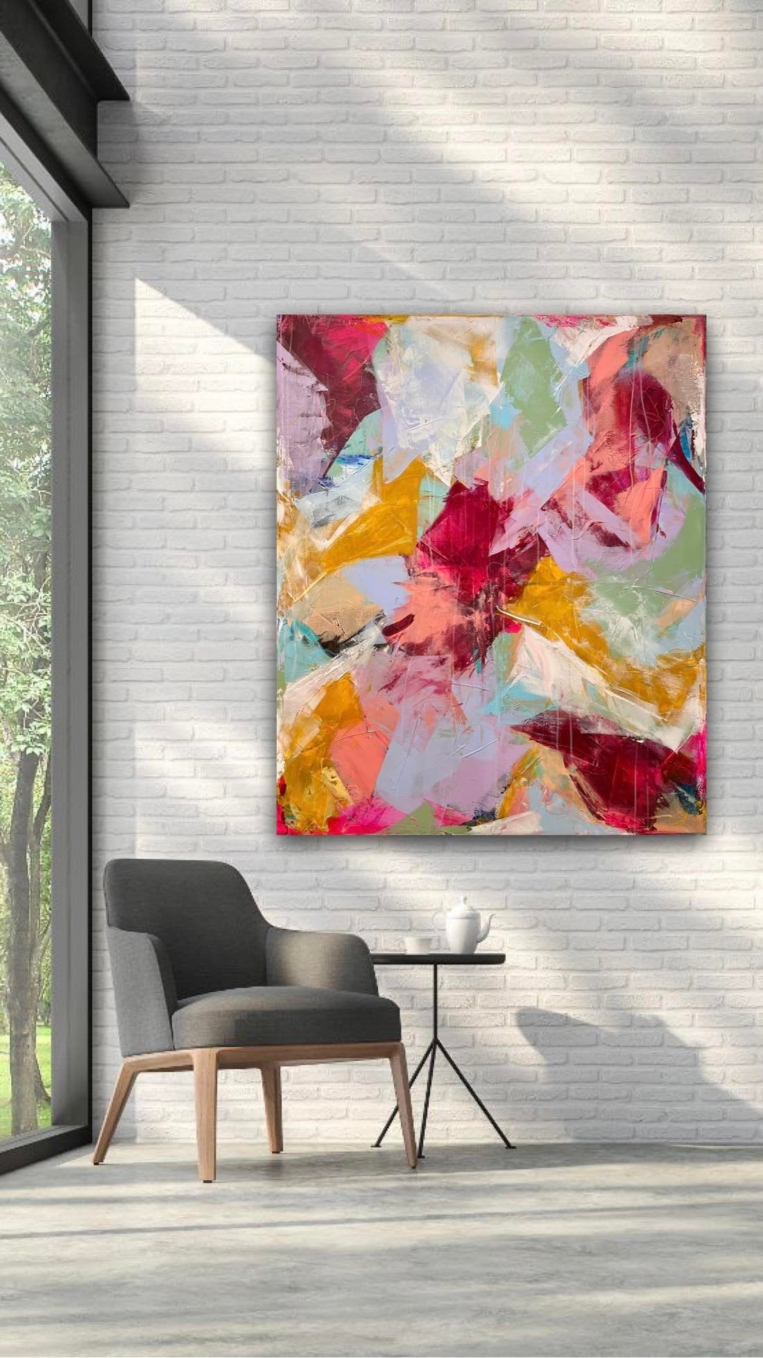 "Lystig" 100x120 cm