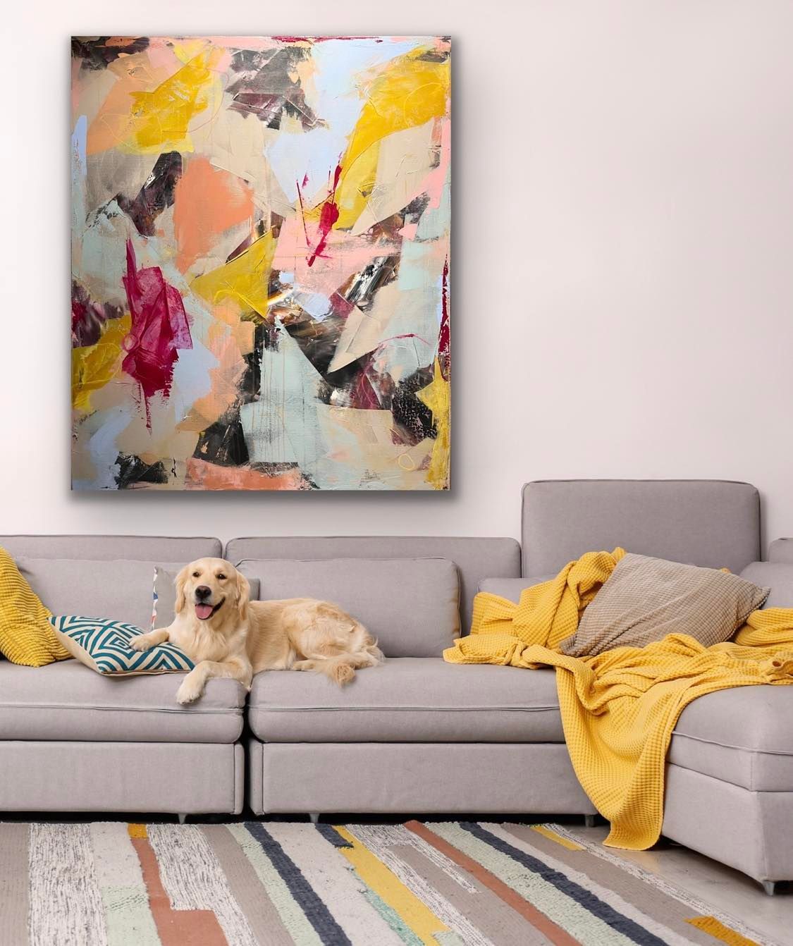 "Etterpå" 100x120 cm