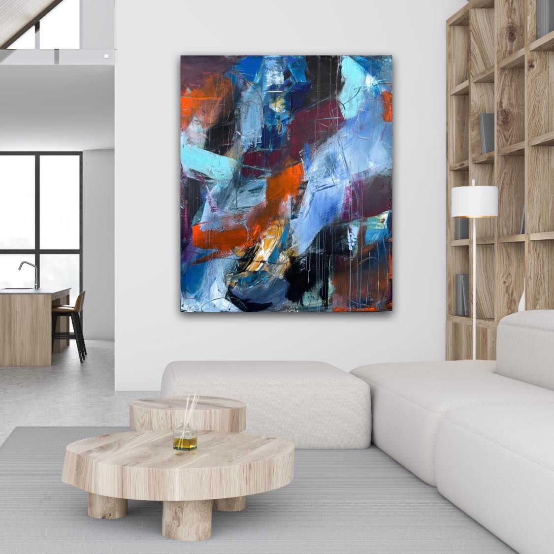 "immateriell" 100x120 cm