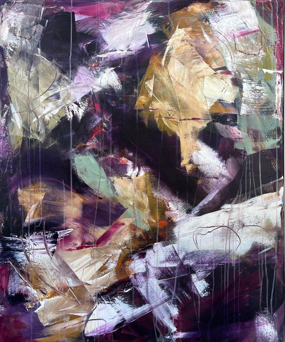 "Urolig" 100x120 cm