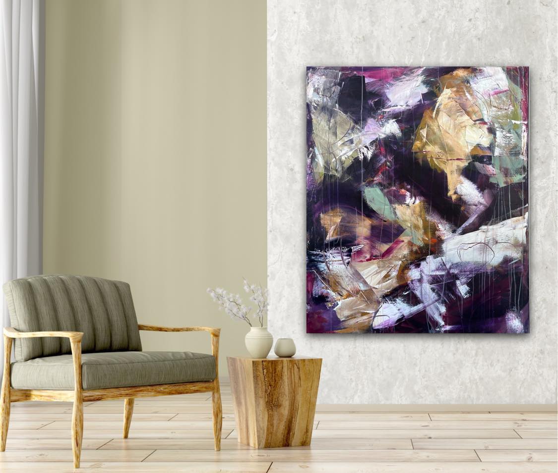 "Urolig" 100x120 cm