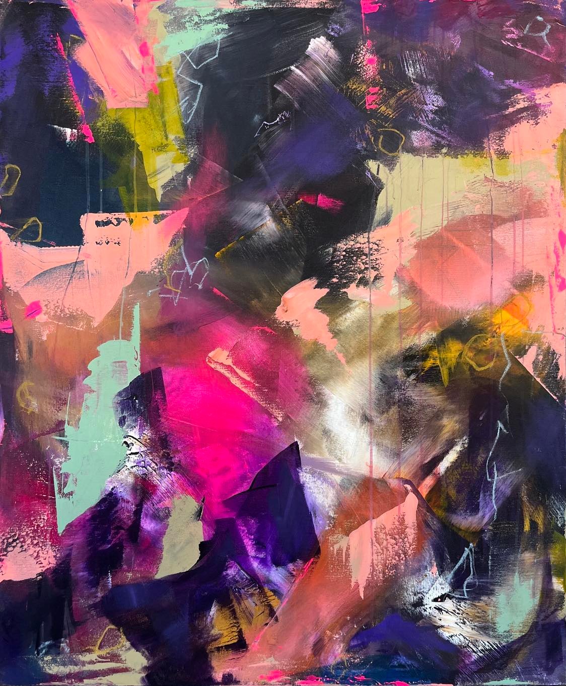 "Spontan" 100x120 cm
