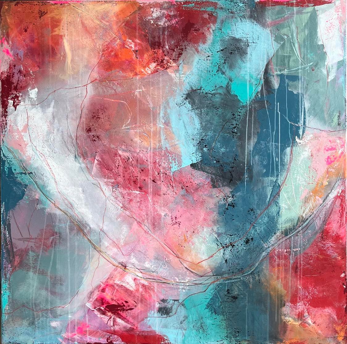 "Fortrolig" 100x100cm