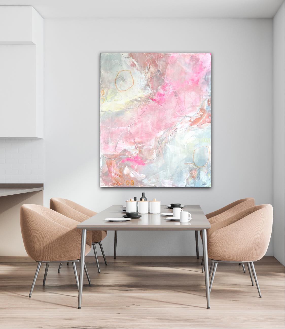 "Hudløs" 100x120 cm
