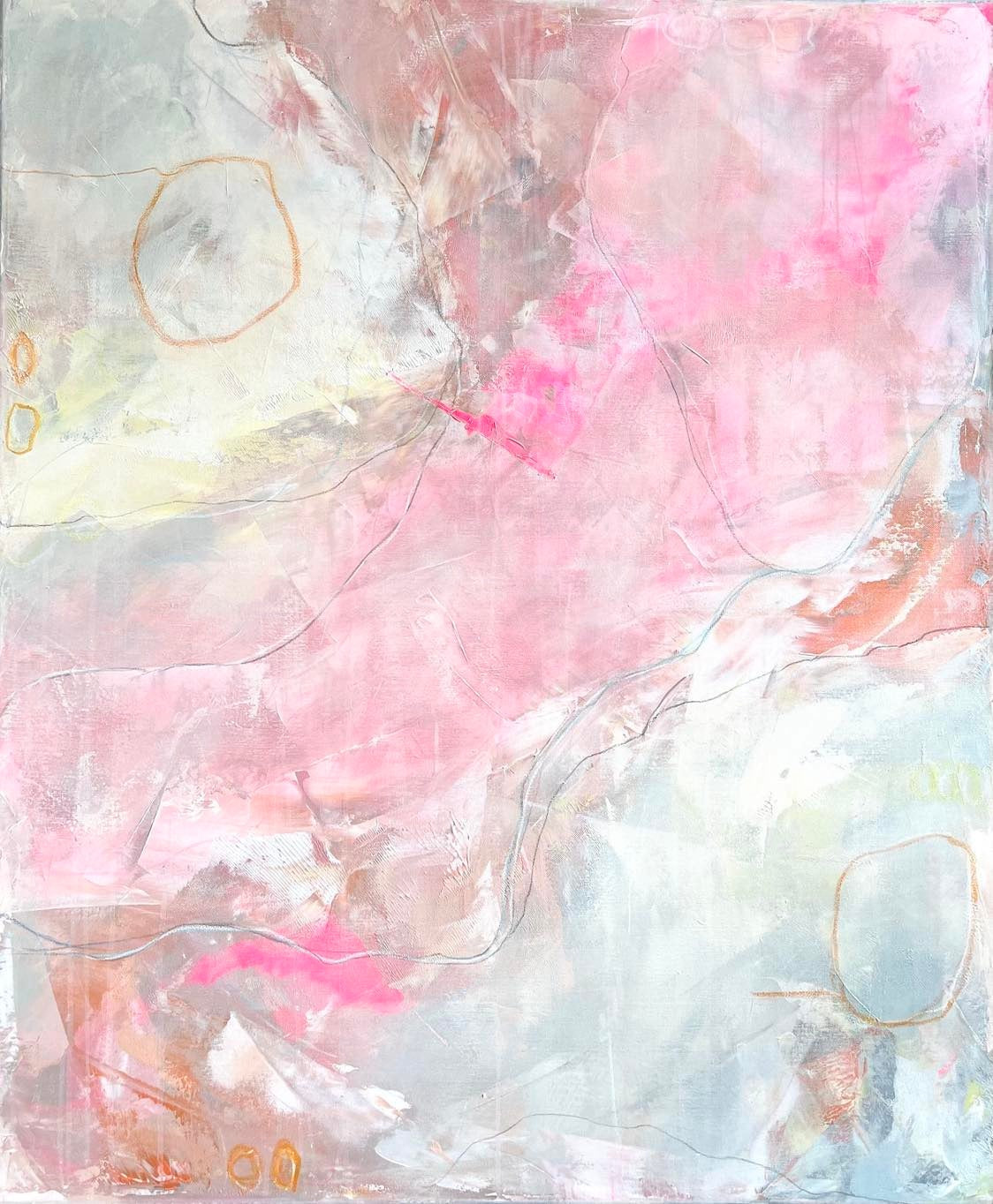"Hudløs" 100x120 cm