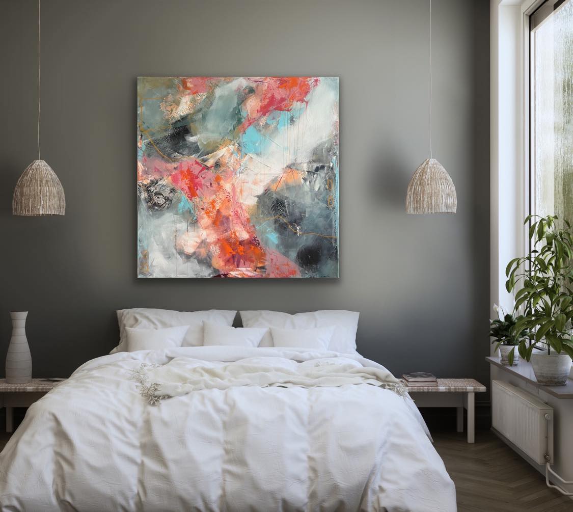 "Utspring" 100x100 cm