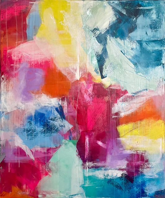 "Begeistret" 100x120 cm