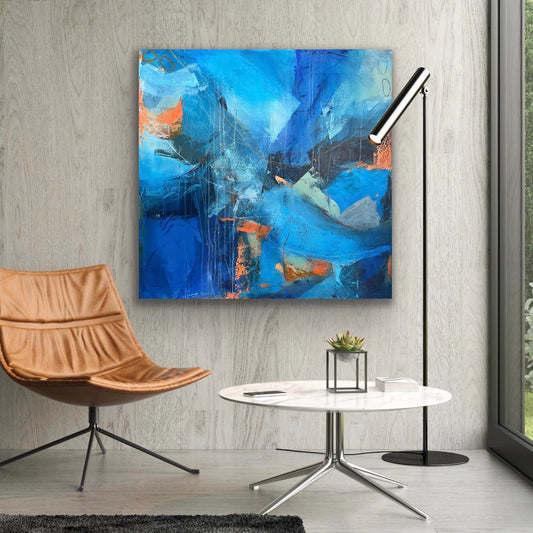 "Distraksjoner" 100x100 cm