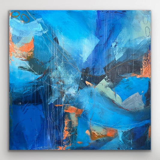 "Distraksjoner" 100x100 cm