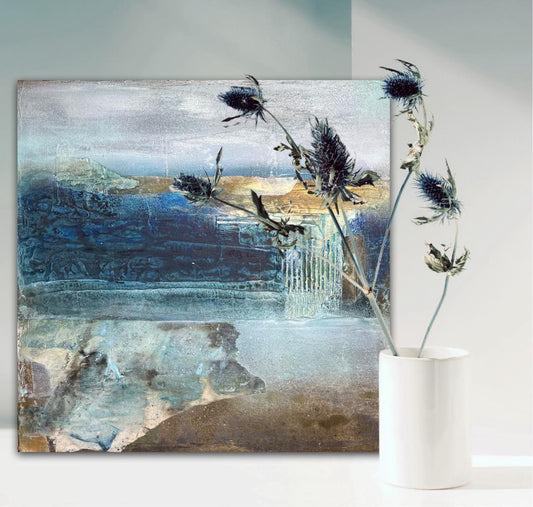 "Fritt fall" 50 x 50 cm