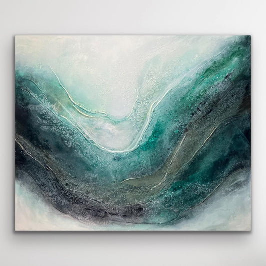 "Strømninger" 100x120 cm