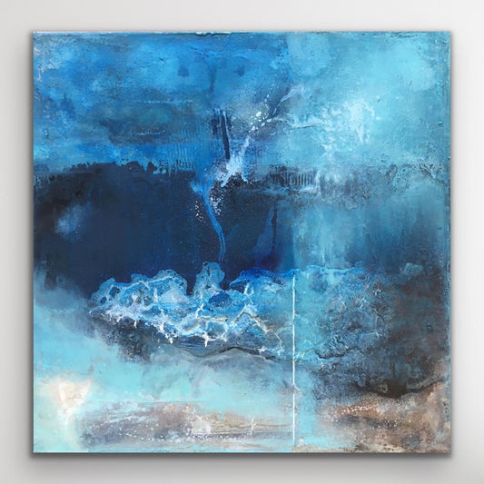 "Over underflaten" 50x50 cm