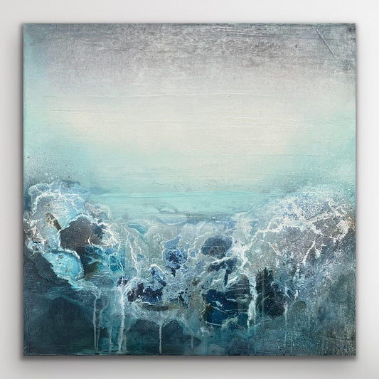 "Overveldet" 60x60 cm