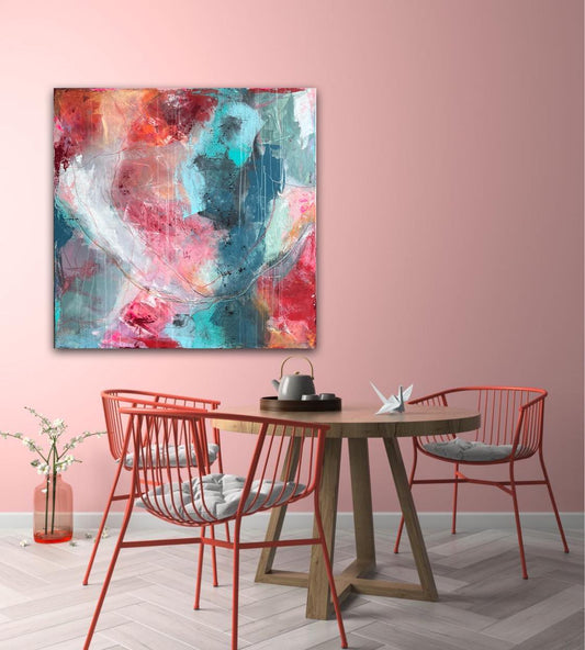 "Fortrolig" 100x100cm