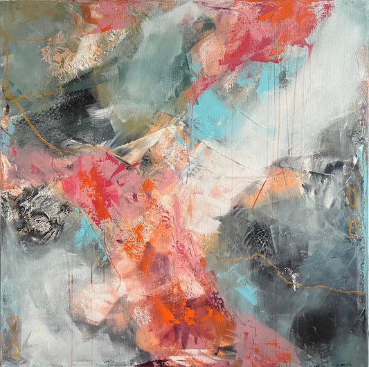 "Utspring" 100x100 cm