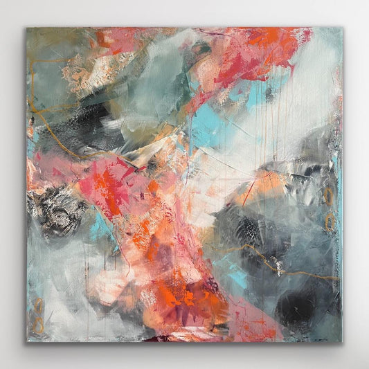 "Utspring" 100x100 cm