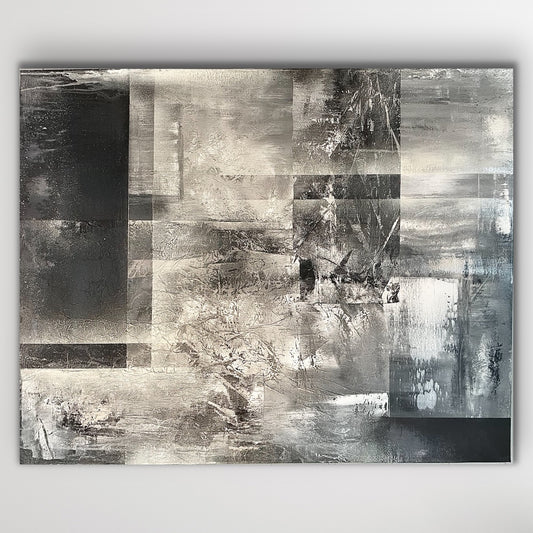 "Sort-hvitt tenkning" 100x80cm