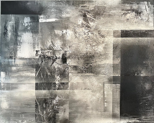 "Sort-hvitt tenkning" 100x80cm