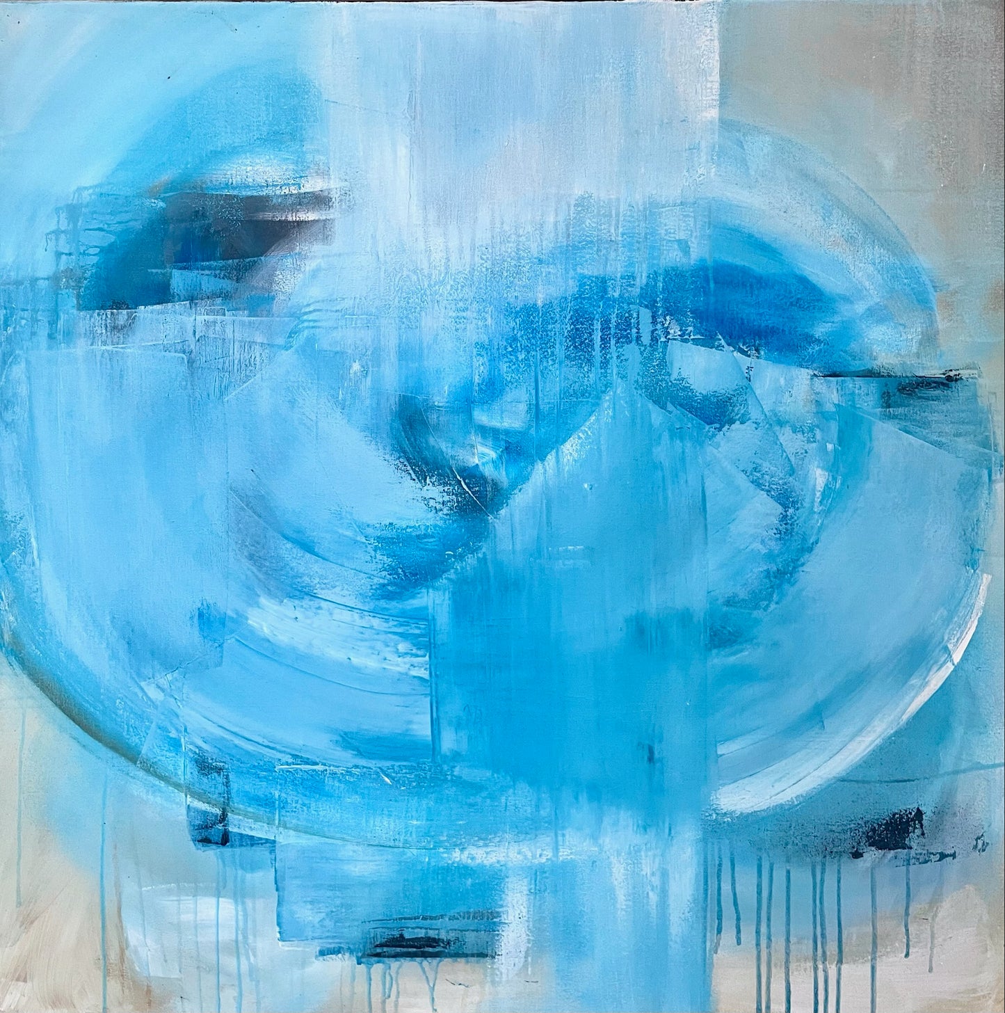 "Tilbakevendene" 90x90 cm